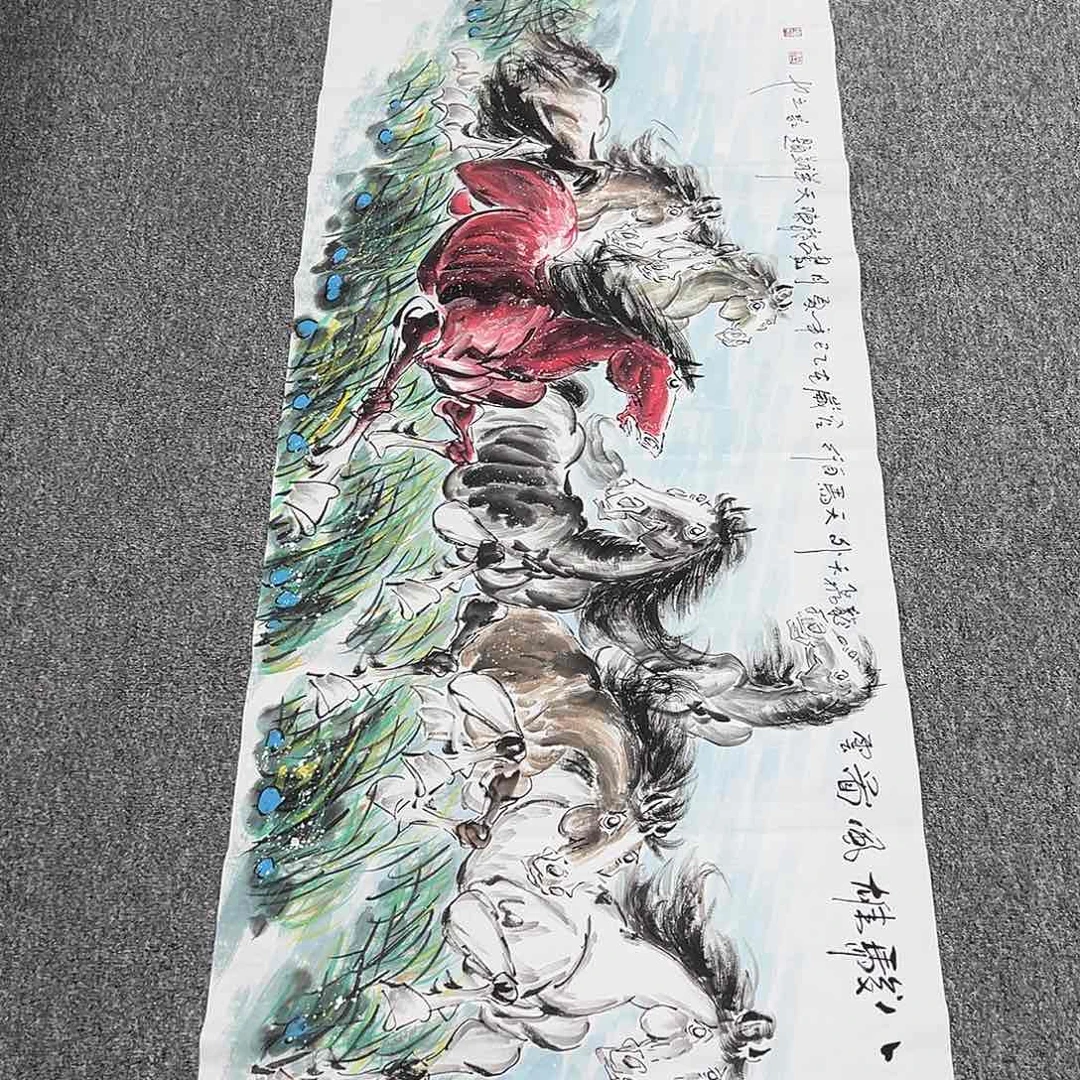 国画纯手绘字画宣纸