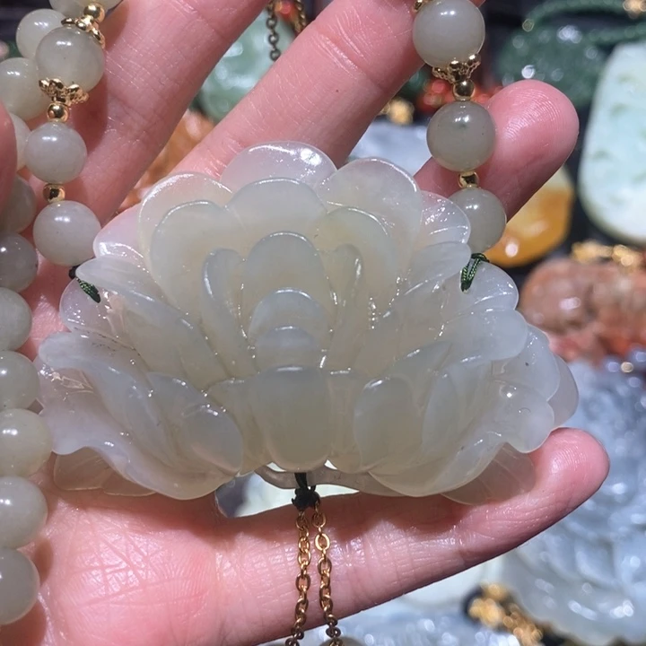 岫玉毛衣链未镶嵌