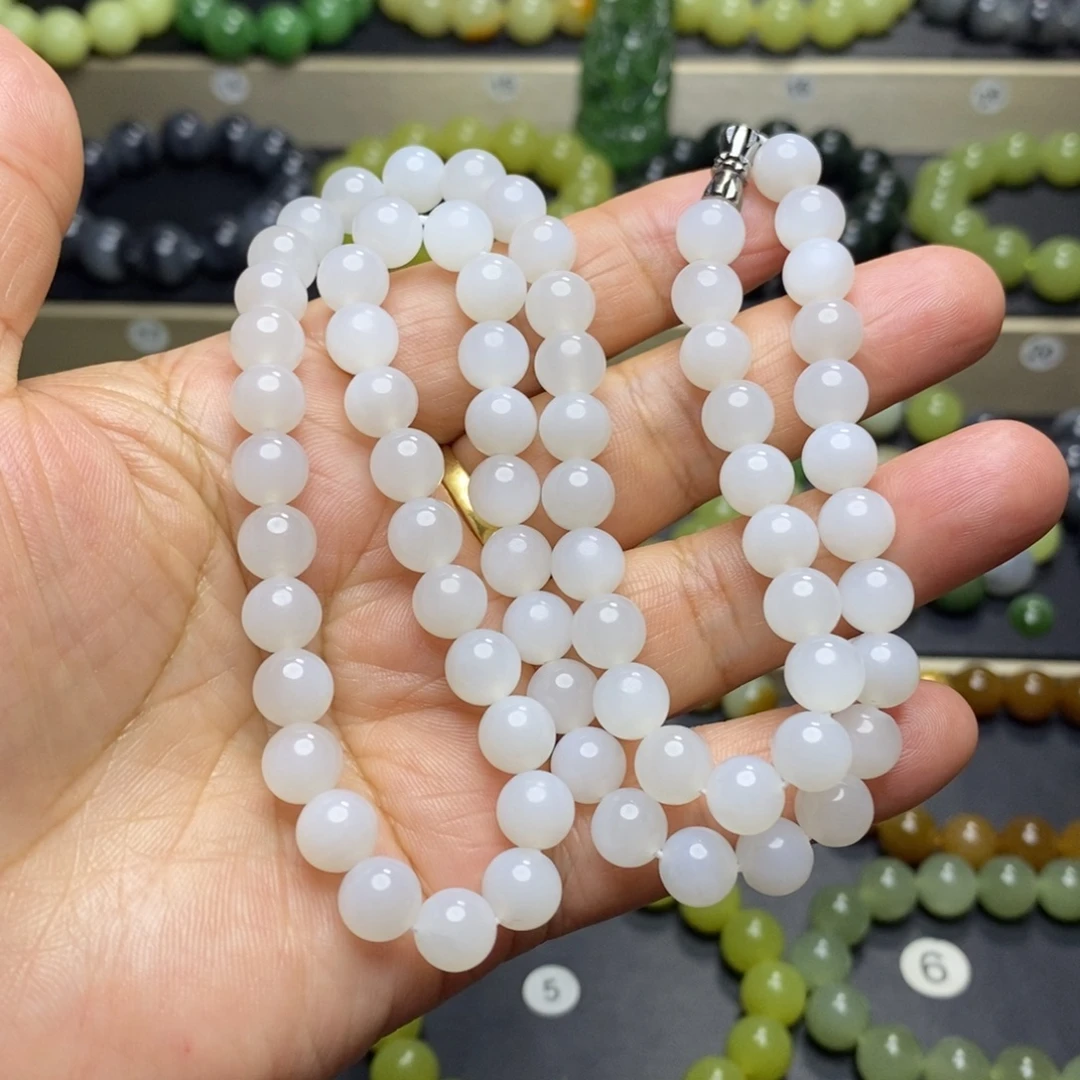 和田玉未镶嵌手串