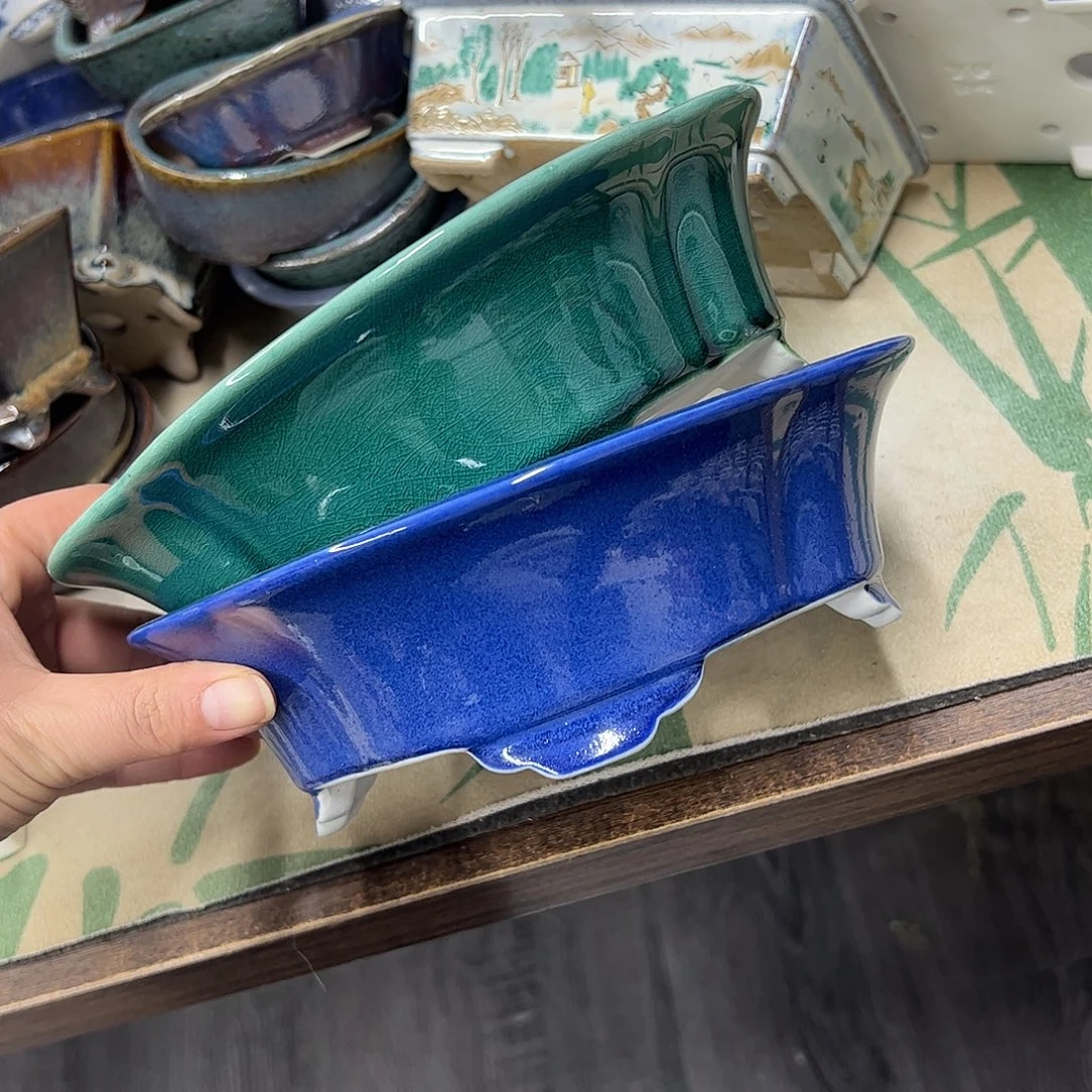 紫砂花盆228号瑕疵2个2/018/6.5cm福利