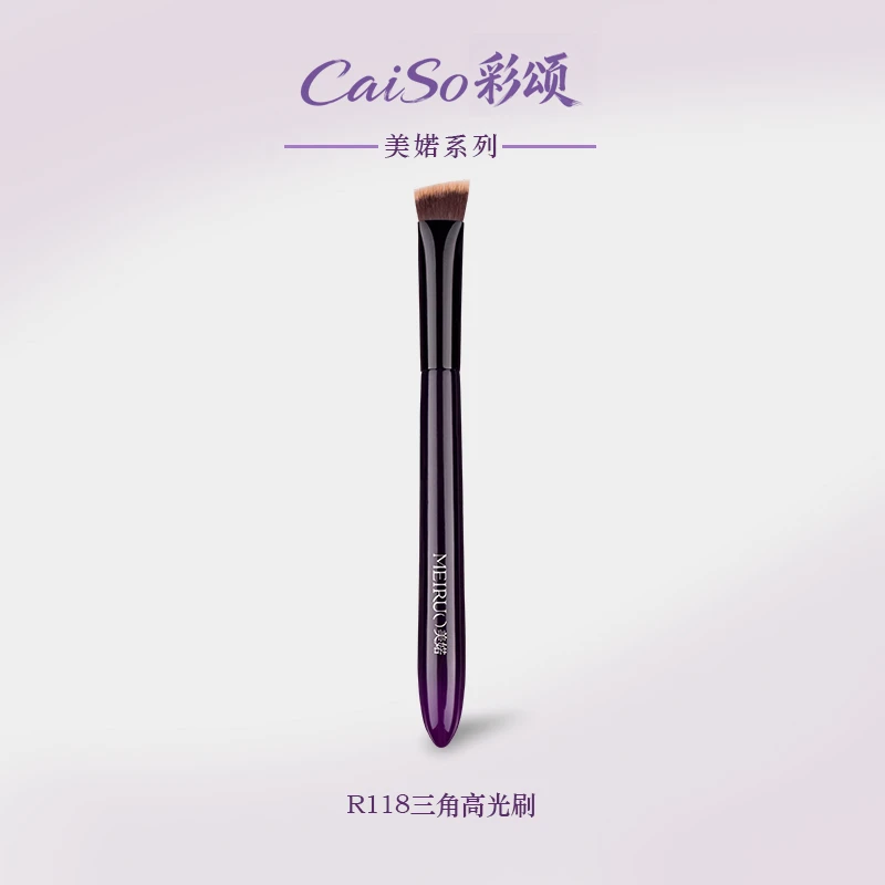 CaiSo彩颂化妆刷美婼R118三角高光刷面部提亮软毛法令纹泪沟遮瑕