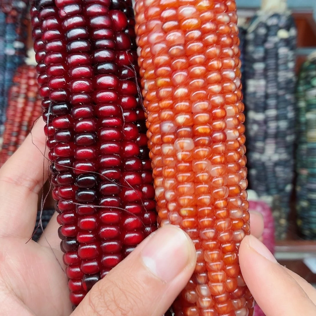 -***0白玉菩提吊坠文玩玉米毛料精品