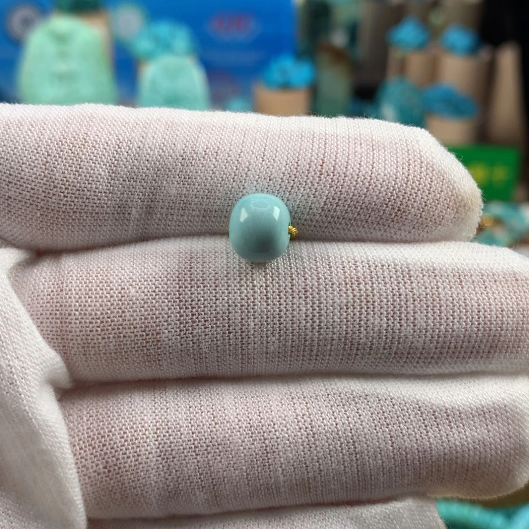 绿松石未镶嵌珠宝奇石8.3mm