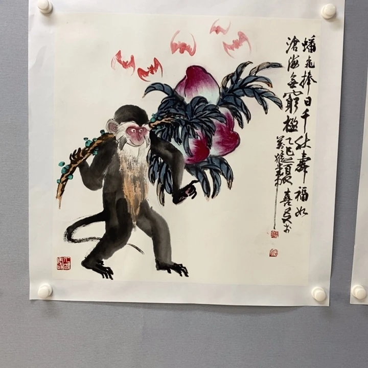 国画亲爱手绘原创