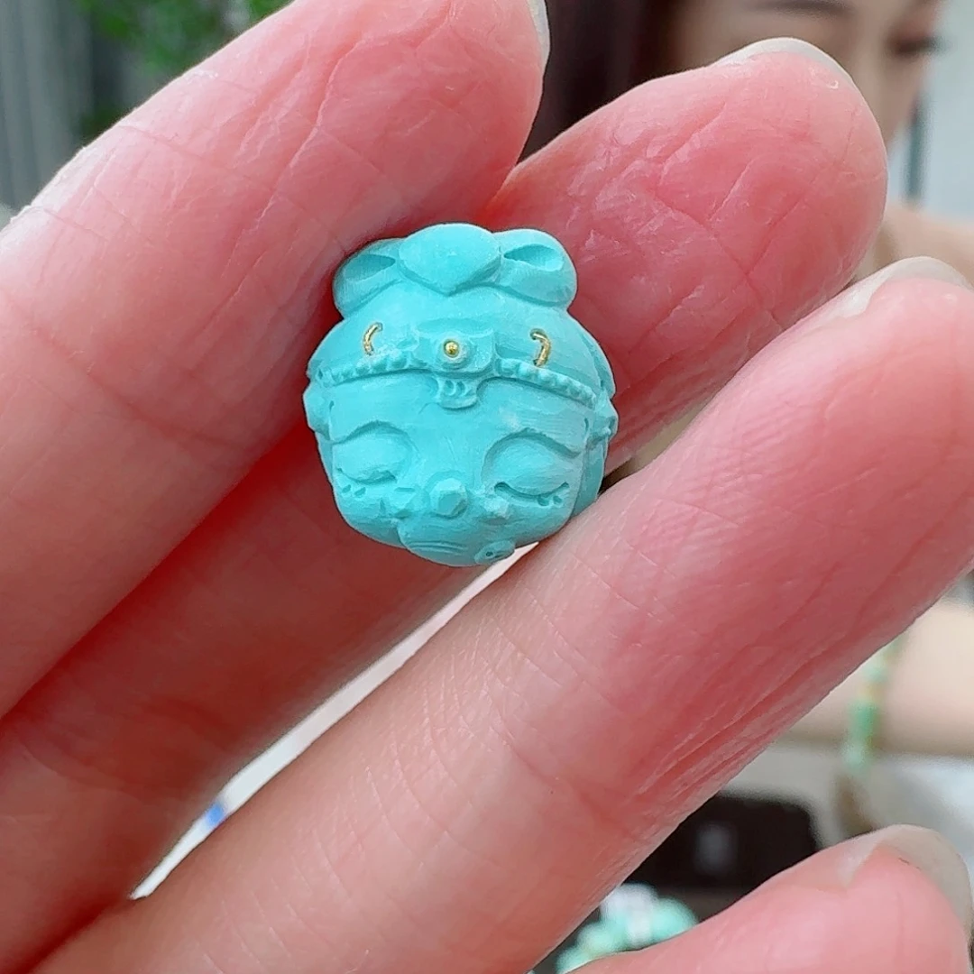 未镶嵌绿松石珠宝奇石