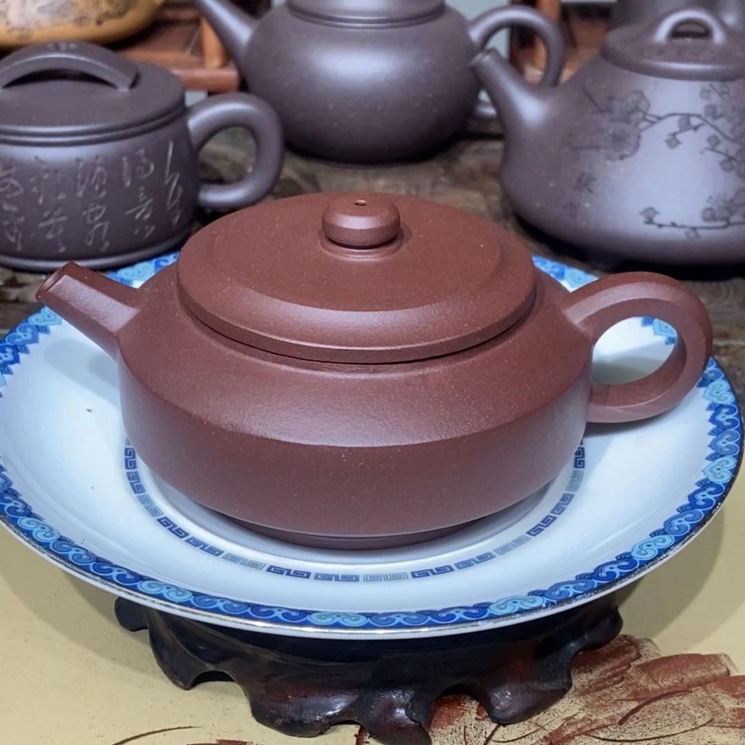 茶壶紫砂底槽清160 容量宜兴紫砂壶
