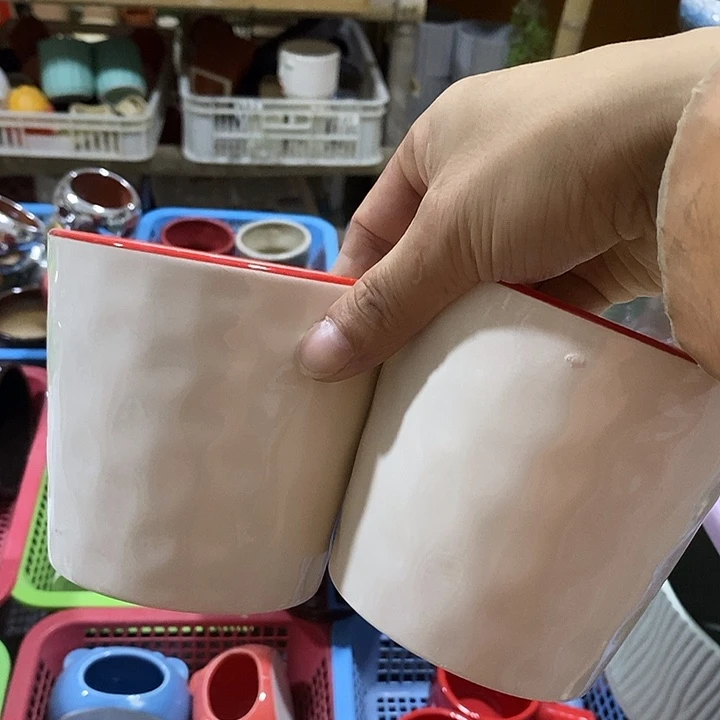 陶摆件陶盆有孔 瑕疵介意勿拍