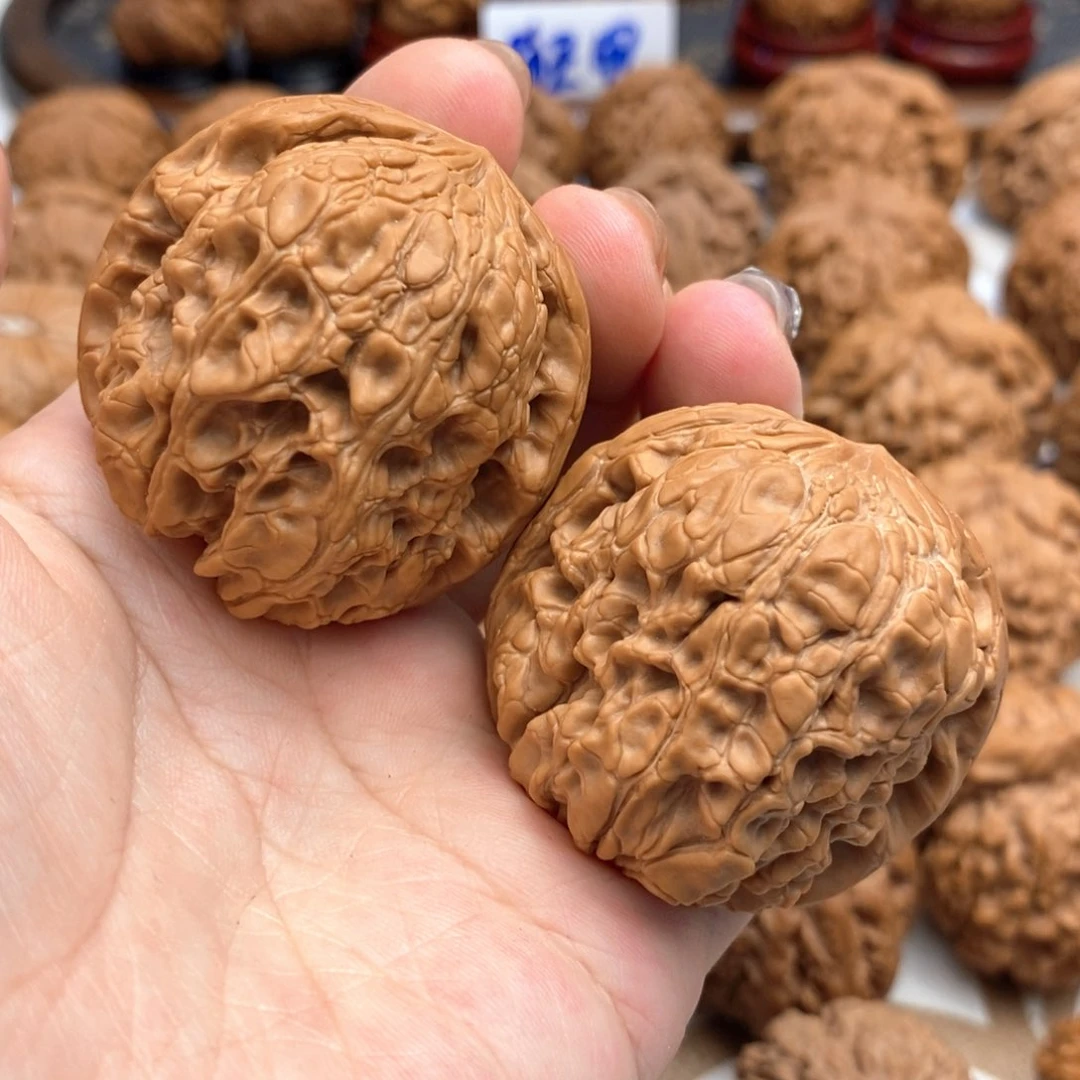 【闪购商品】文玩核桃把件44尺门墩