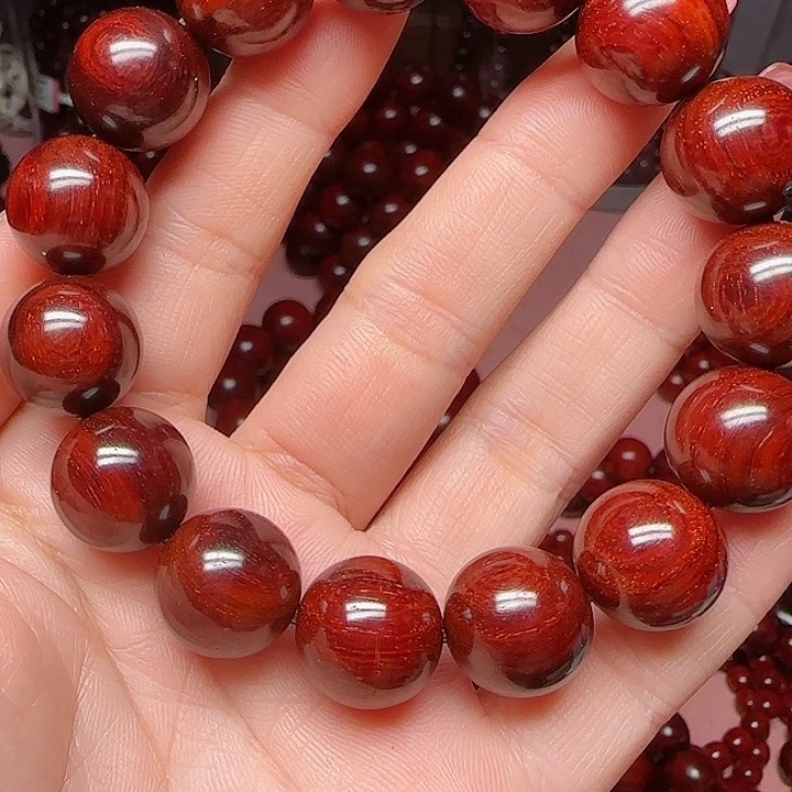 小叶紫檀手串/手链拆房老料15/15