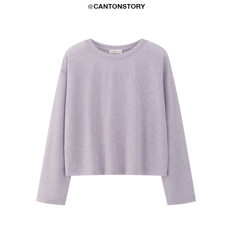 羊城故事 【清仓！】慵懒风镂空针织衫宽松显瘦百搭t恤 Y50348574