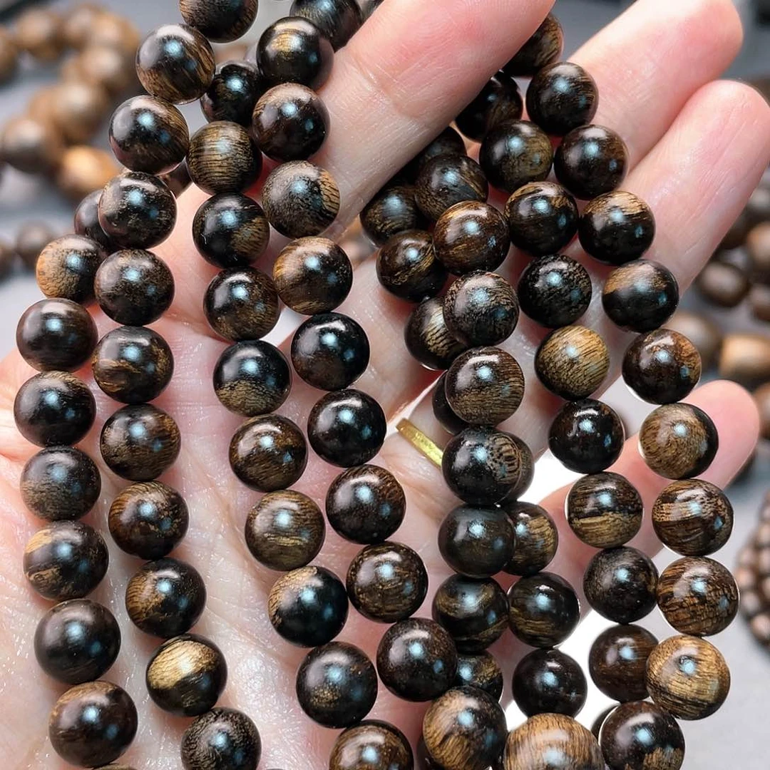 沉香手串L****禾白棋瘤疤0.8