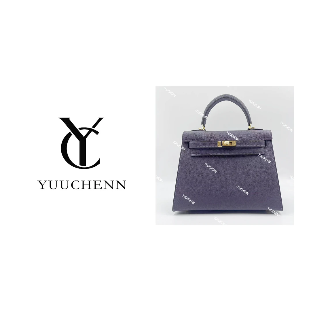 YUUCHENN【kelly】25cm原创设计高定真皮包 HH7239