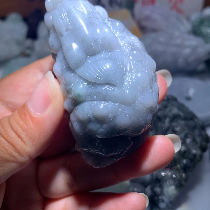 翡翠未镶嵌颈饰保真天然A货翡翠