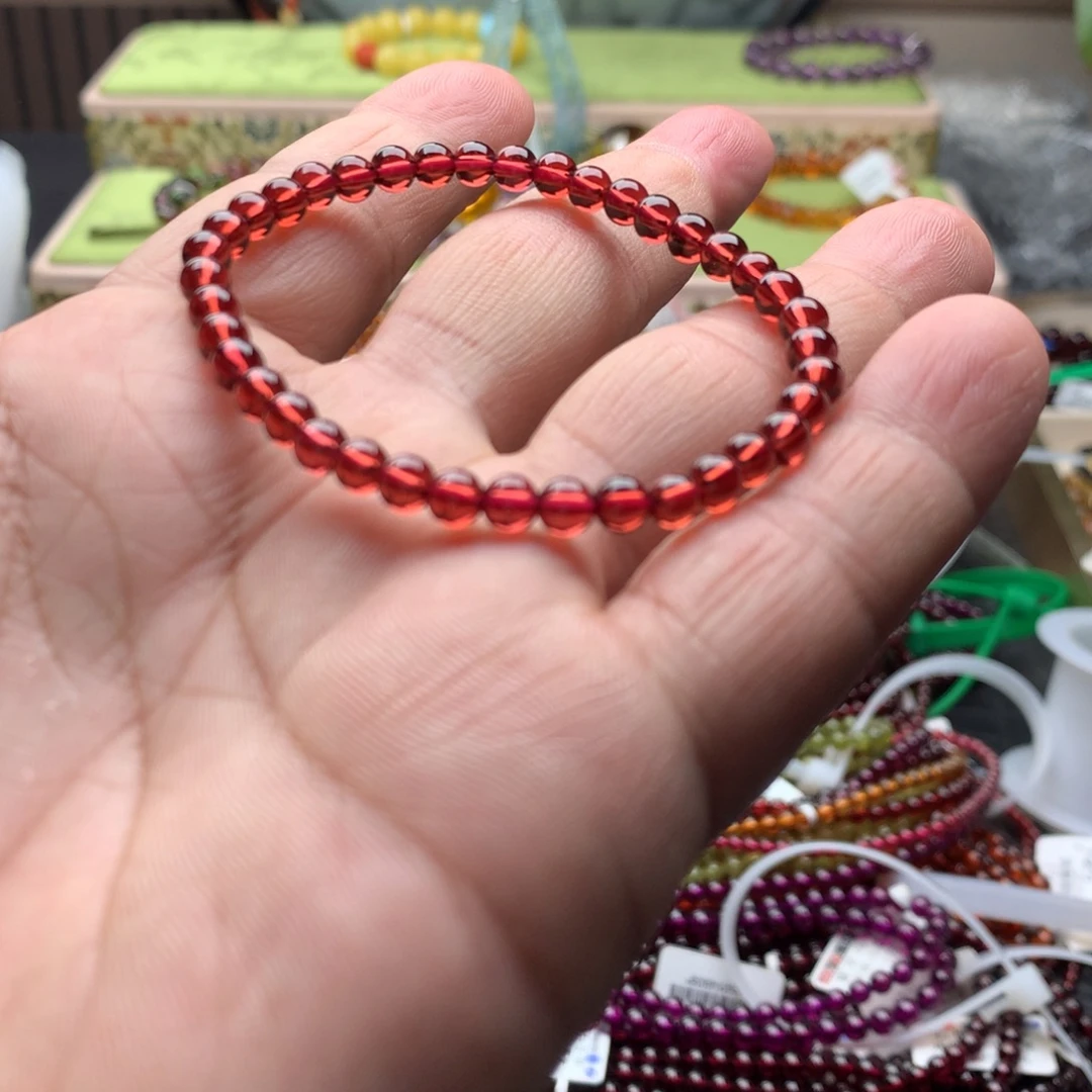 手串未镶嵌石榴石4.8