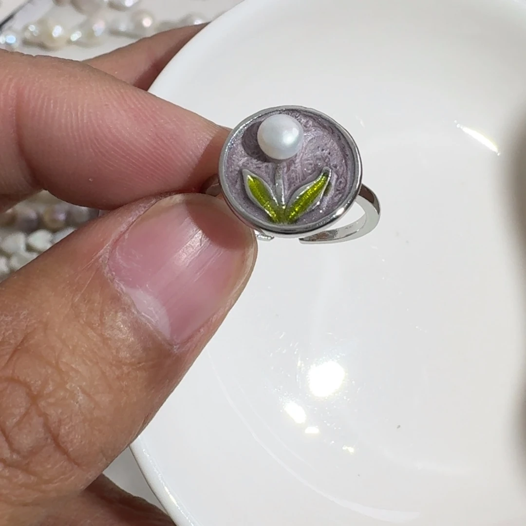 戒指未镶嵌淡水珍珠