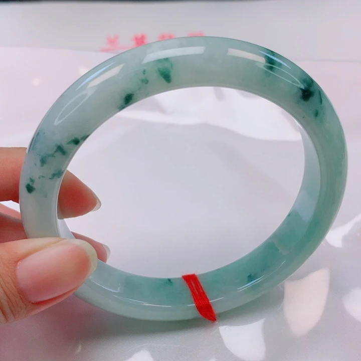 未镶嵌手镯翡翠63+圈