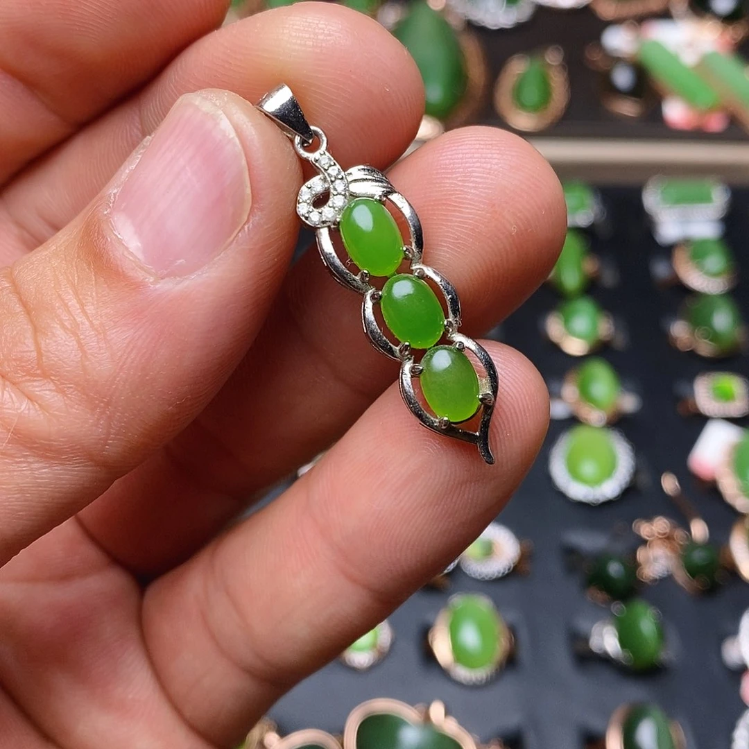 和田玉（碧玉）吊坠未镶嵌