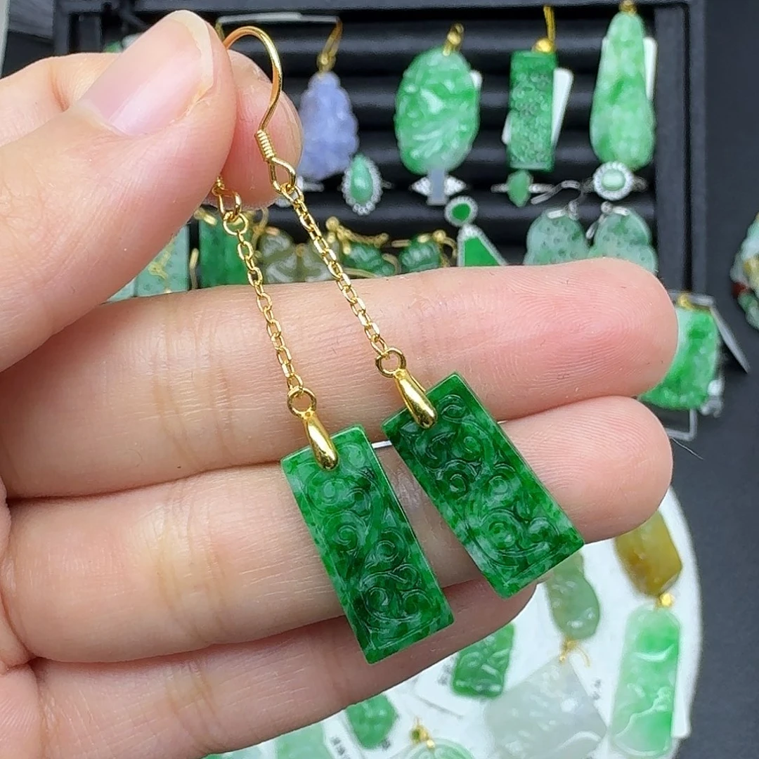 翡翠银S925镶嵌颈饰