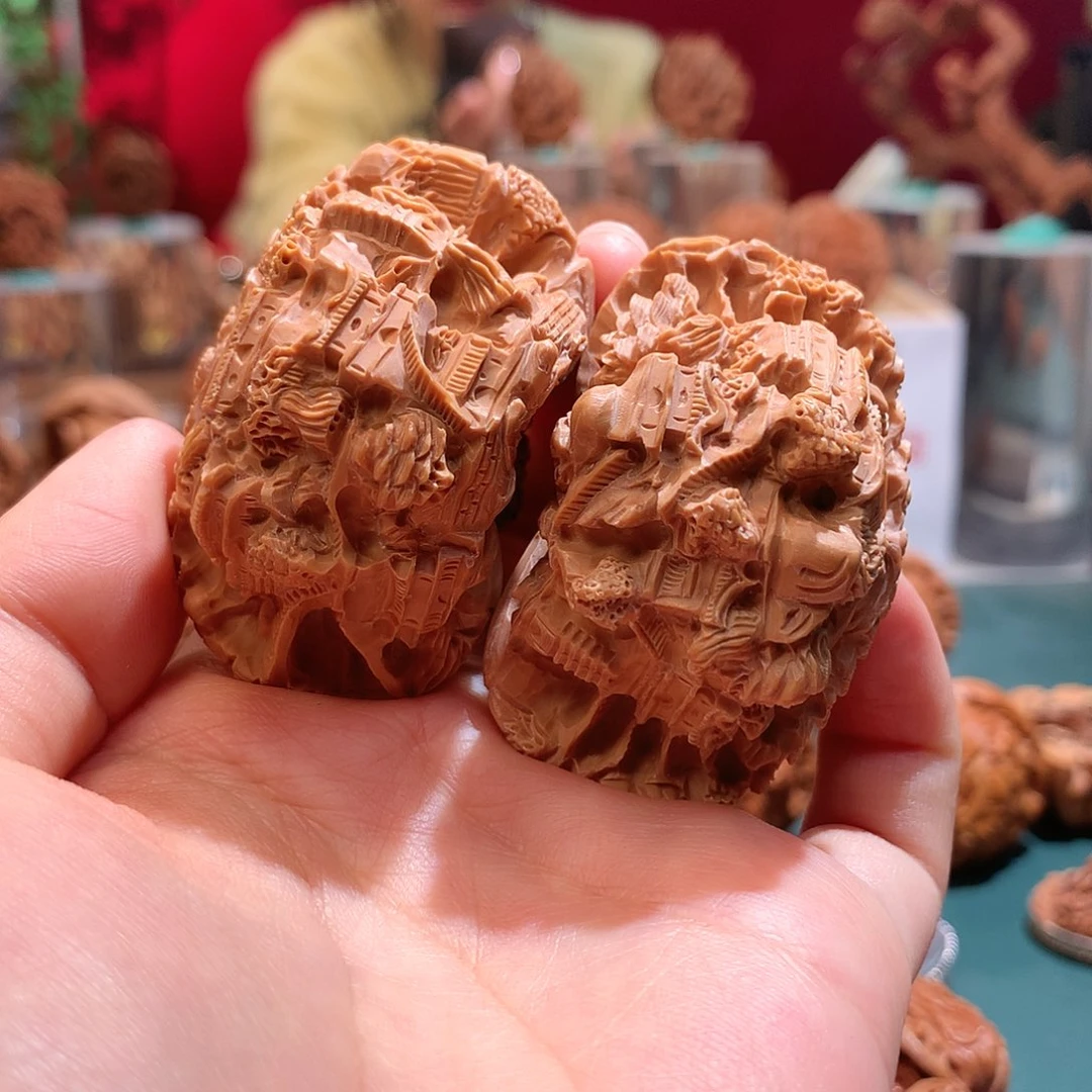 文玩核桃把件————————