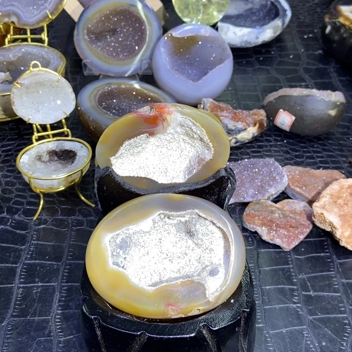 未镶嵌珠宝半成品水晶聚宝盆