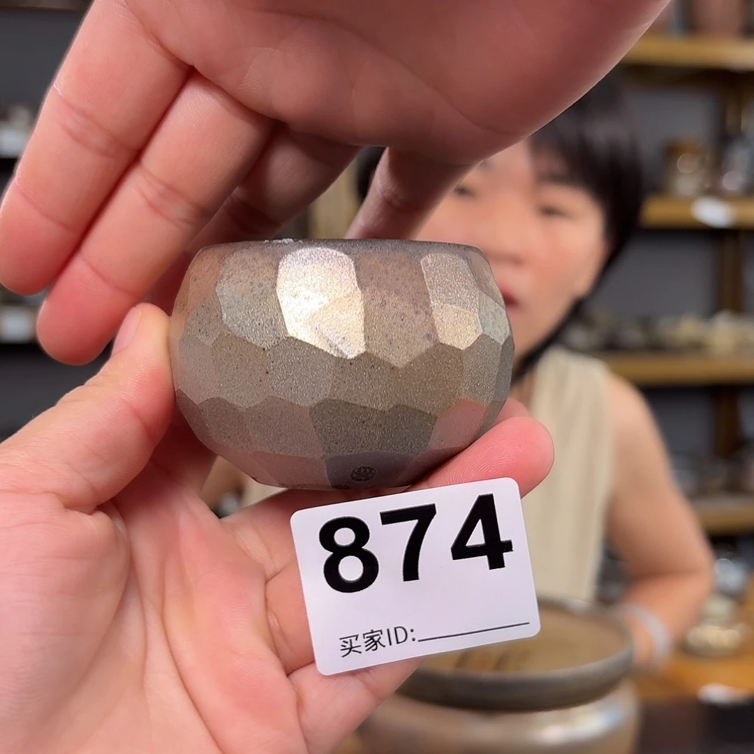 坭兴陶柴烧全手工原矿泥料杯