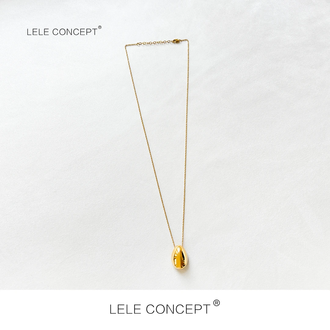 LELE CONCEPT 铜合金项链 水滴项链大号SP0263