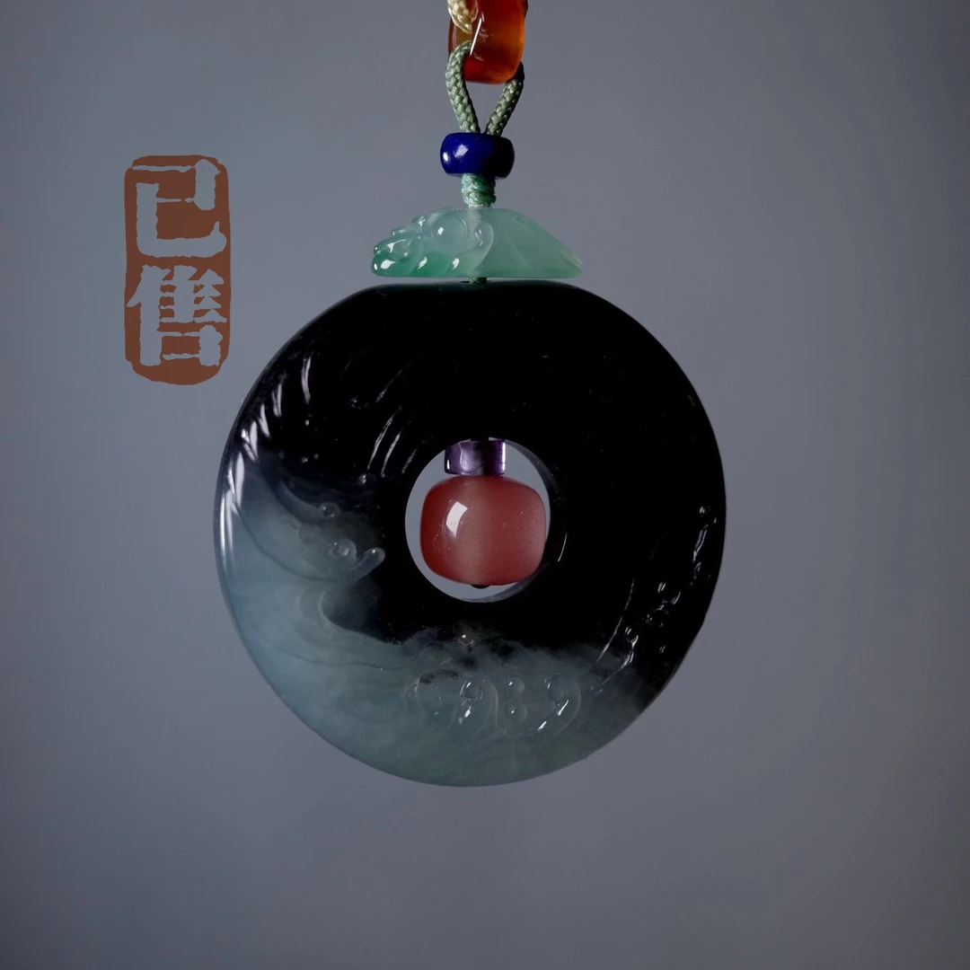 【沧浪之水】已售·翡翠沧浪之水环佩