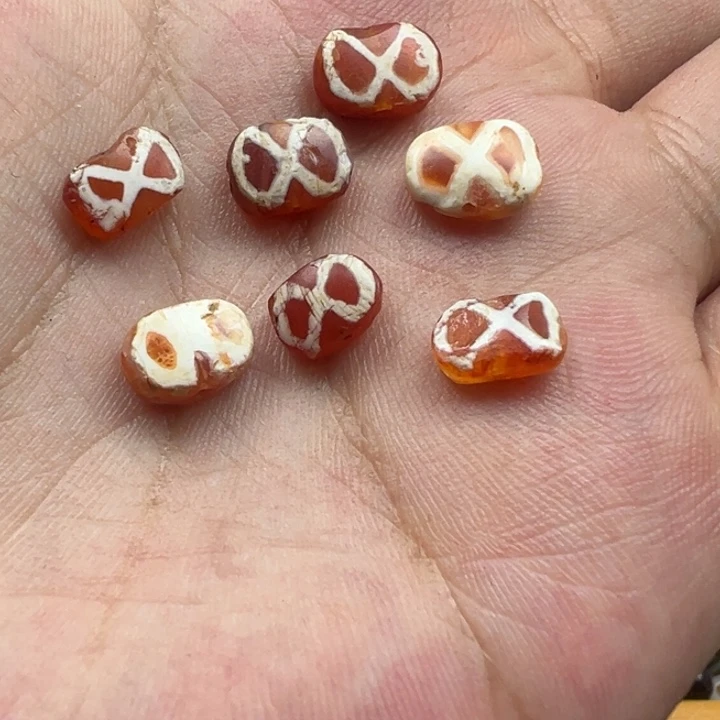 未镶嵌玛瑙/玉髓珠宝半成品x35