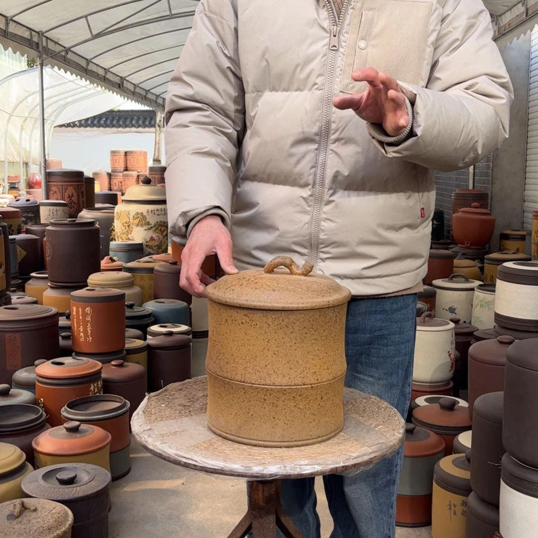 紫砂茶叶罐8 饼茶叶罐