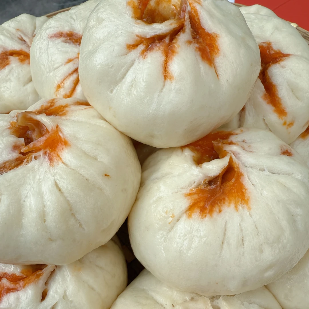 四川巴中老家味道早餐纯老面新鲜猪肉麻辣野葱味大包子10个-850克