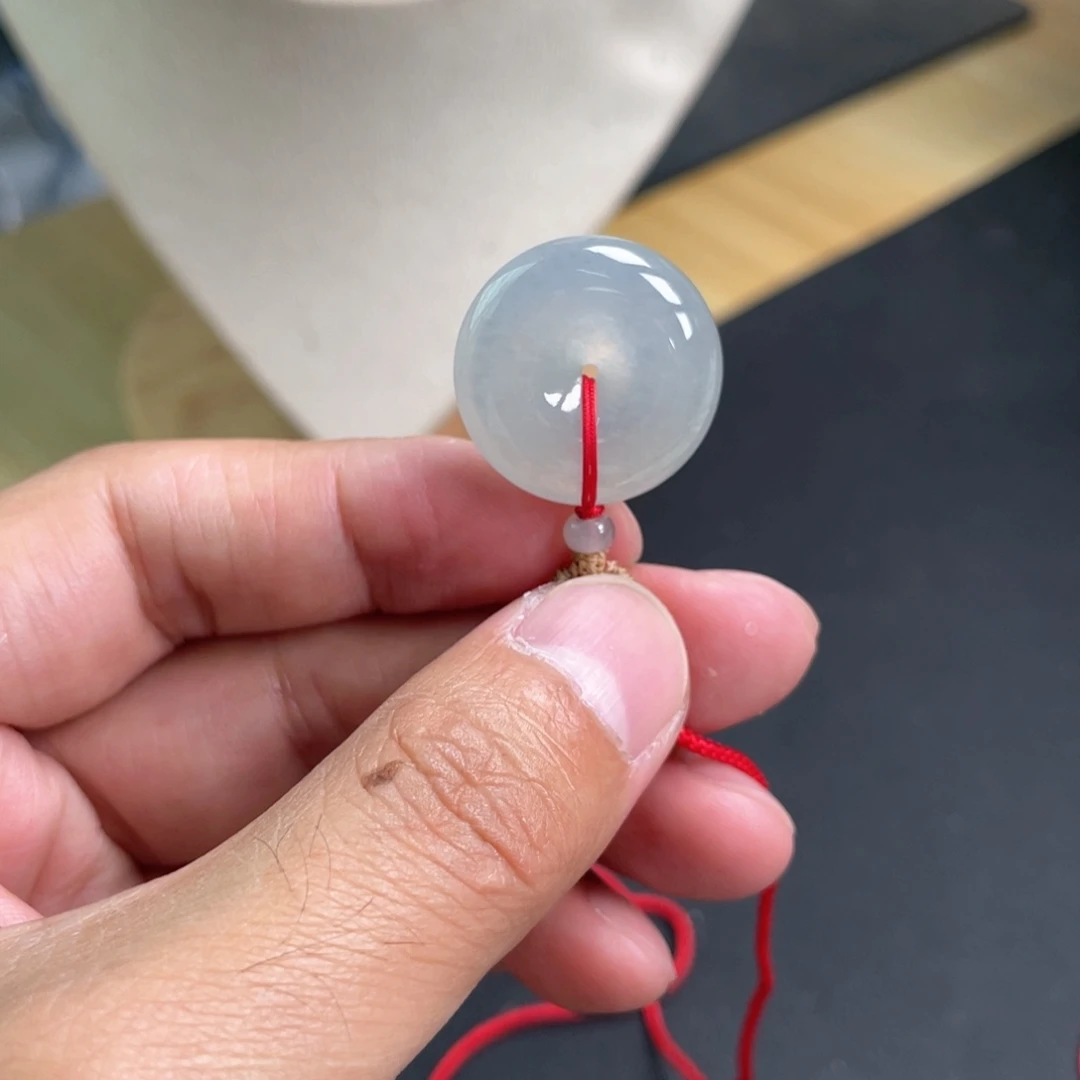 翡翠未镶嵌颈饰22.8-6.3