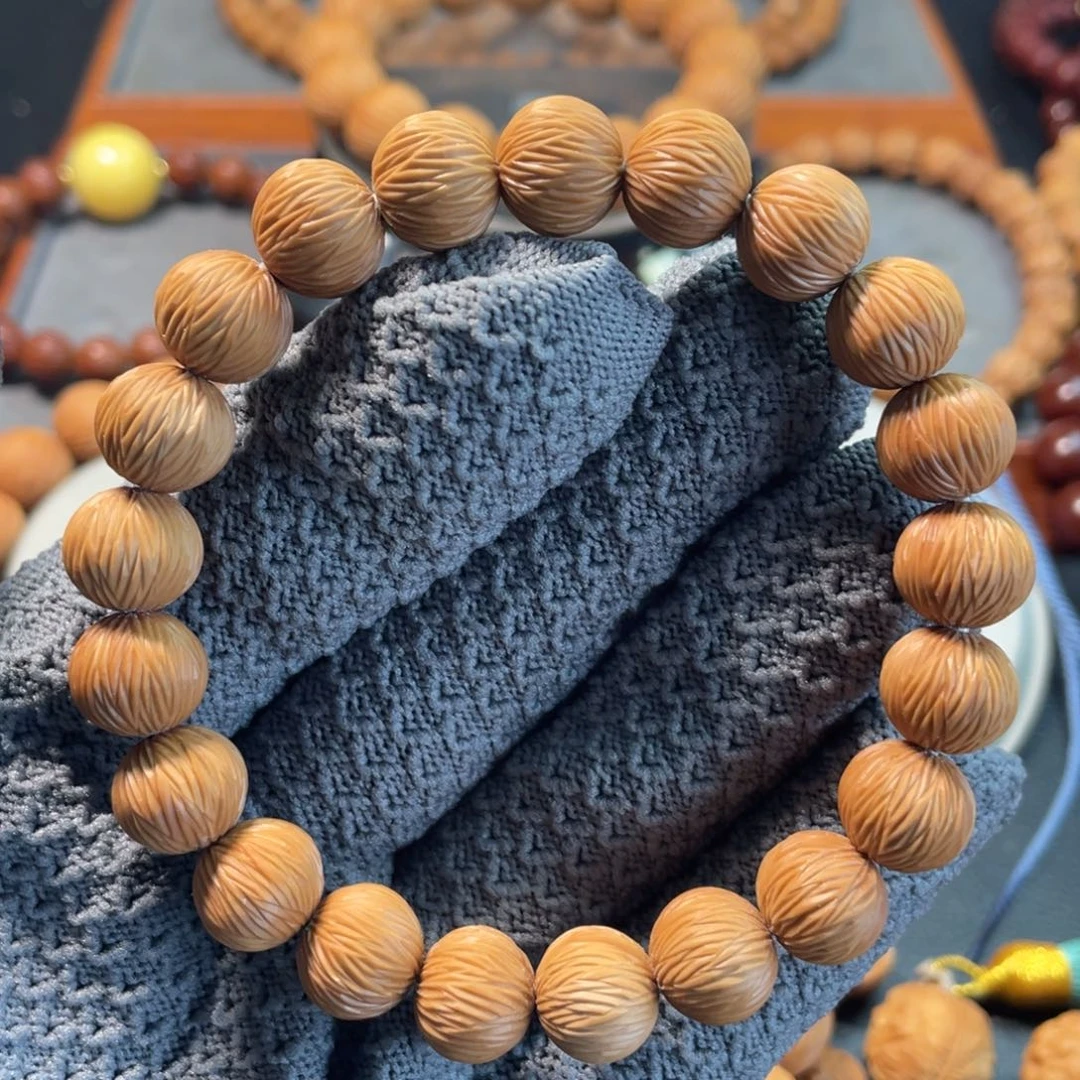 猴头核桃手串小**路金丝11