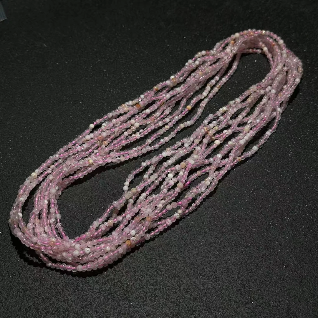 【与帅珠宝】粉雪花幽灵多圈DS071810-多样性发其一