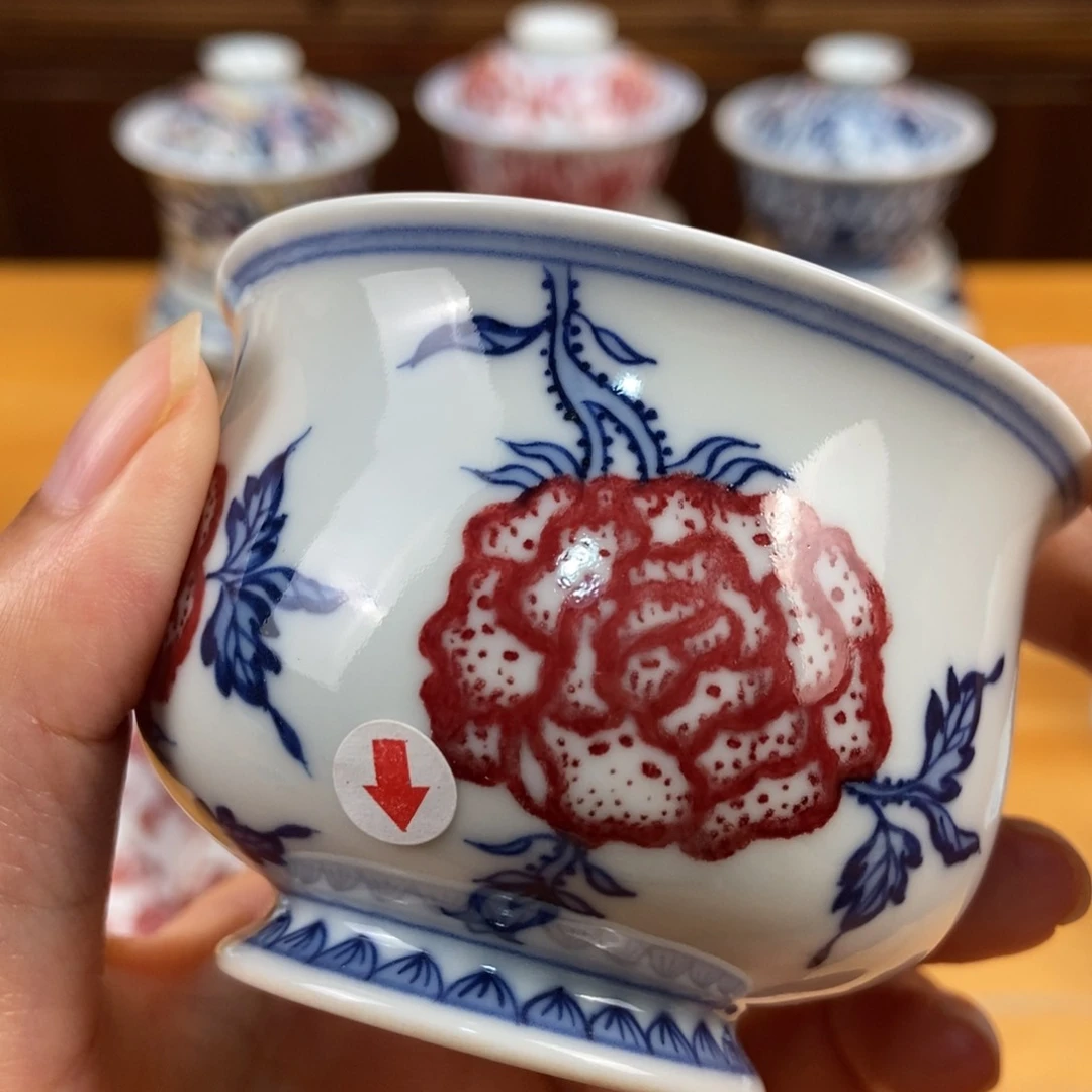 手绘现代茶具非古董
