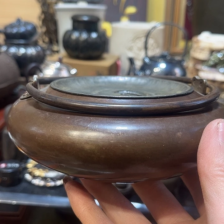 铜中古工艺品摆件