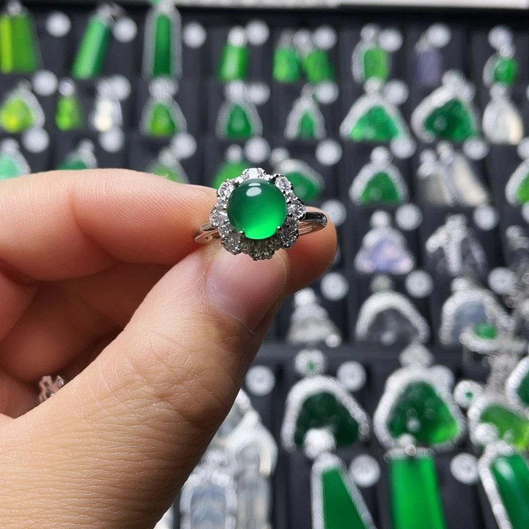 玛瑙/玉髓合金戒指