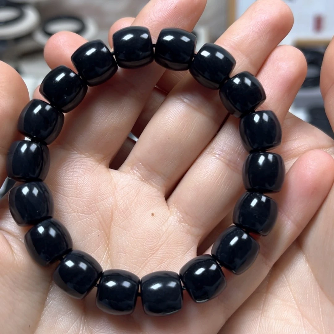 【闪购商品】和田玉（墨玉）卡12直切福利版未镶嵌