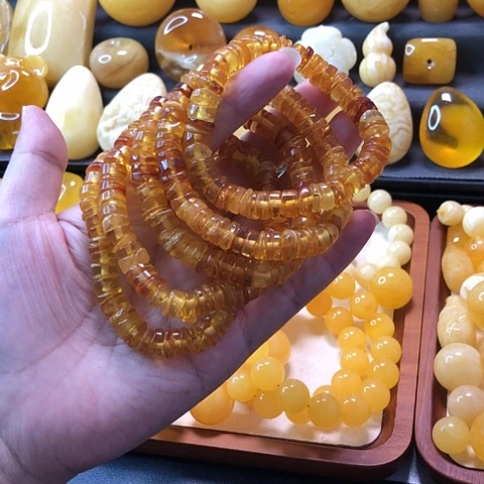 琥珀未镶嵌珠宝奇石