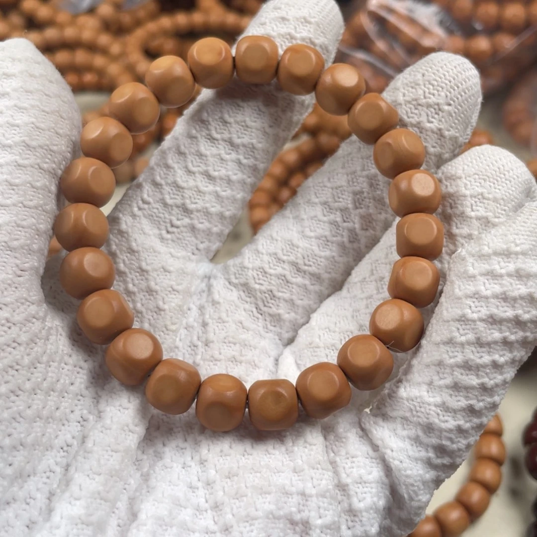 猴头核桃手串全品六方9星图雕刻