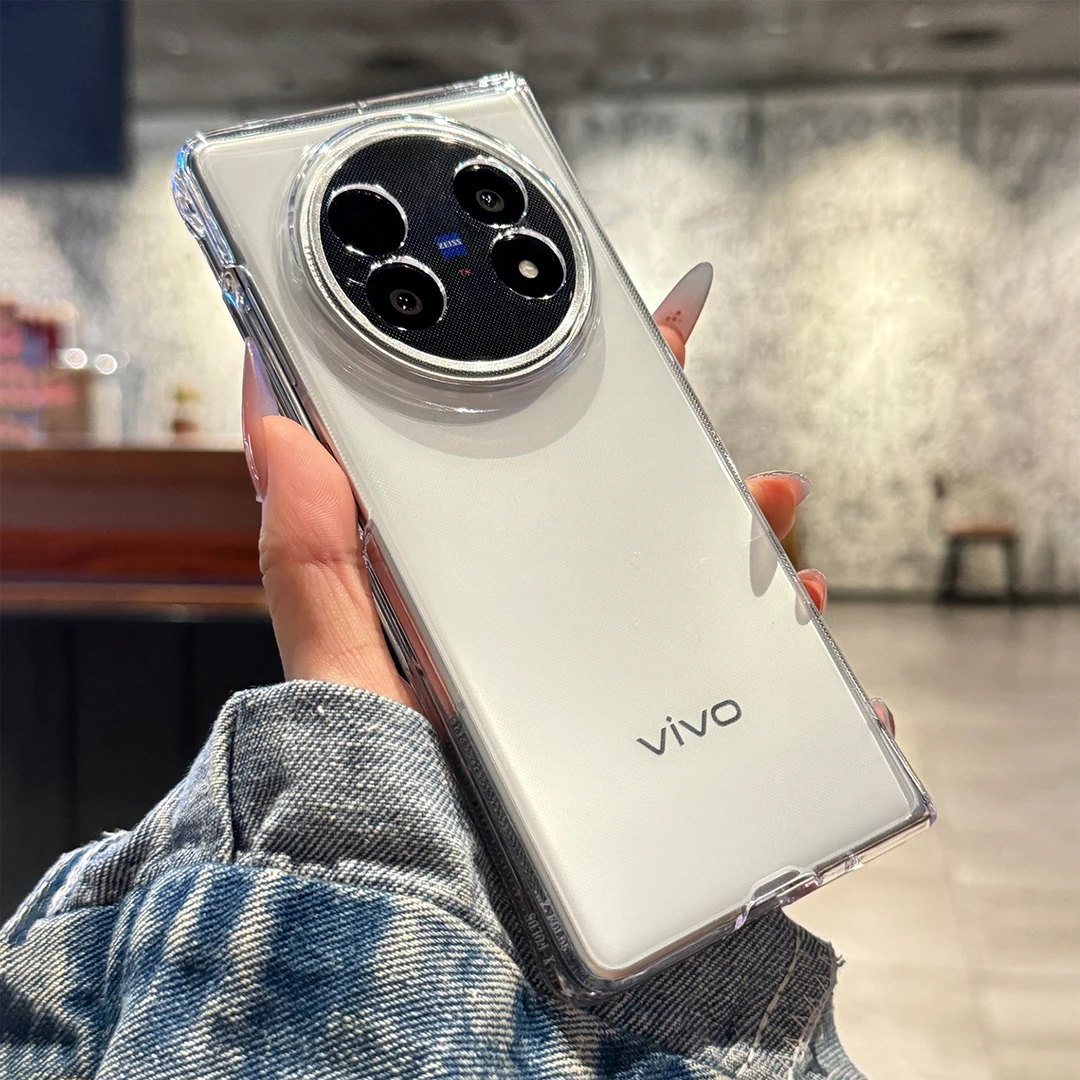 适用vivoxfold5手机壳新款vivoXfold3pro折叠屏防摔透明超薄硬壳