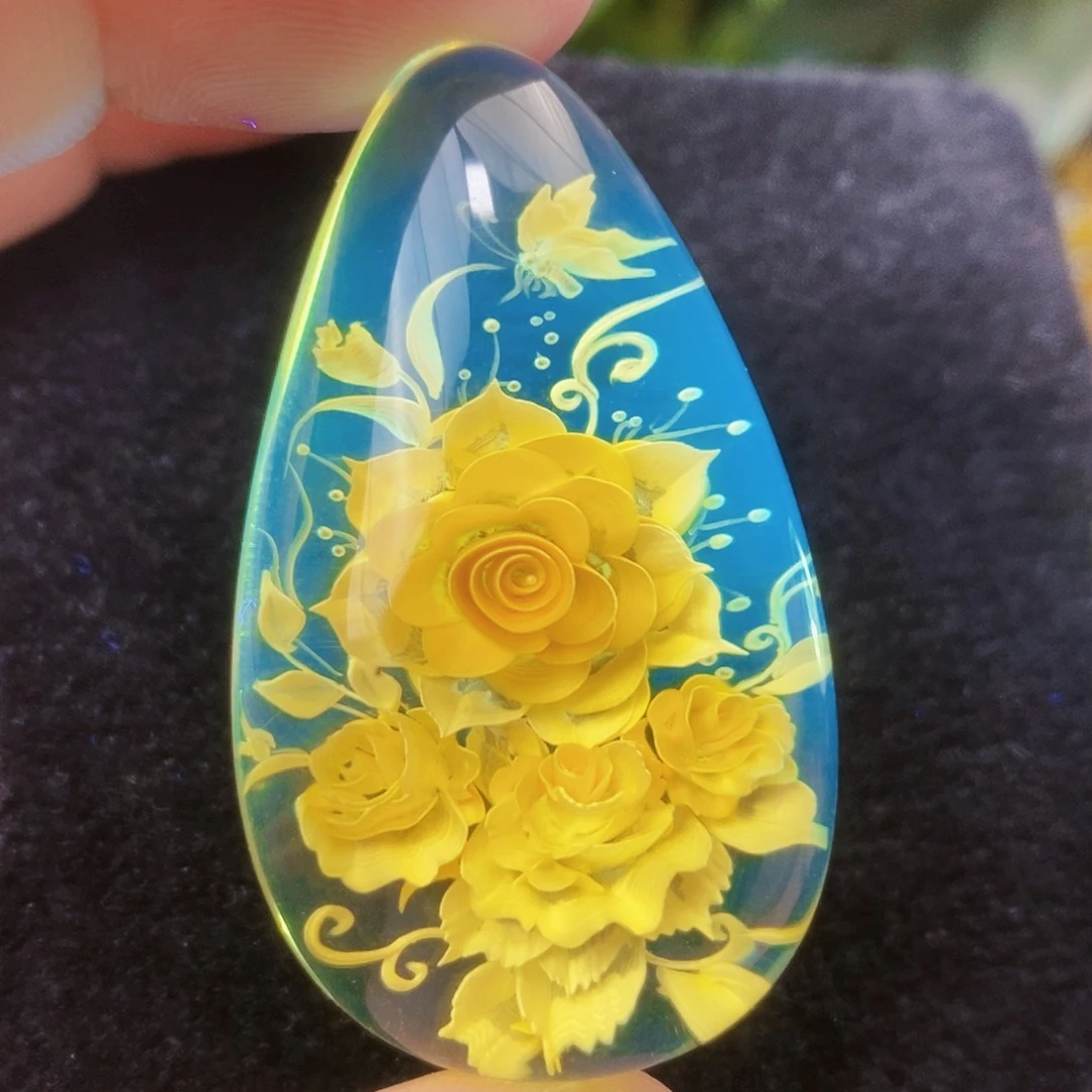 【闪购商品】金珀吊坠(不含链)未镶嵌