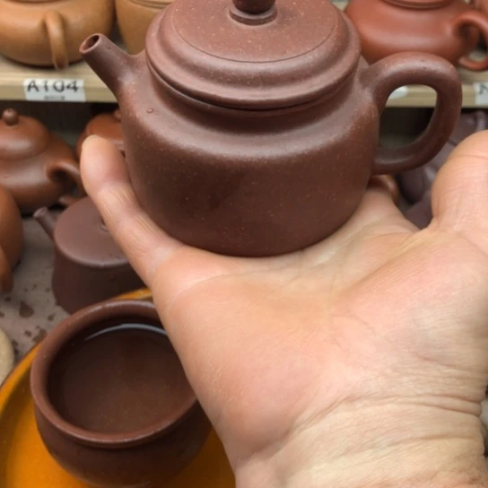 茶壶紫砂将坡泥得中170豪升左右