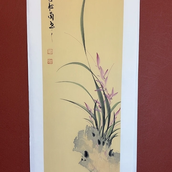 海***儿国画听兰老师花鸟