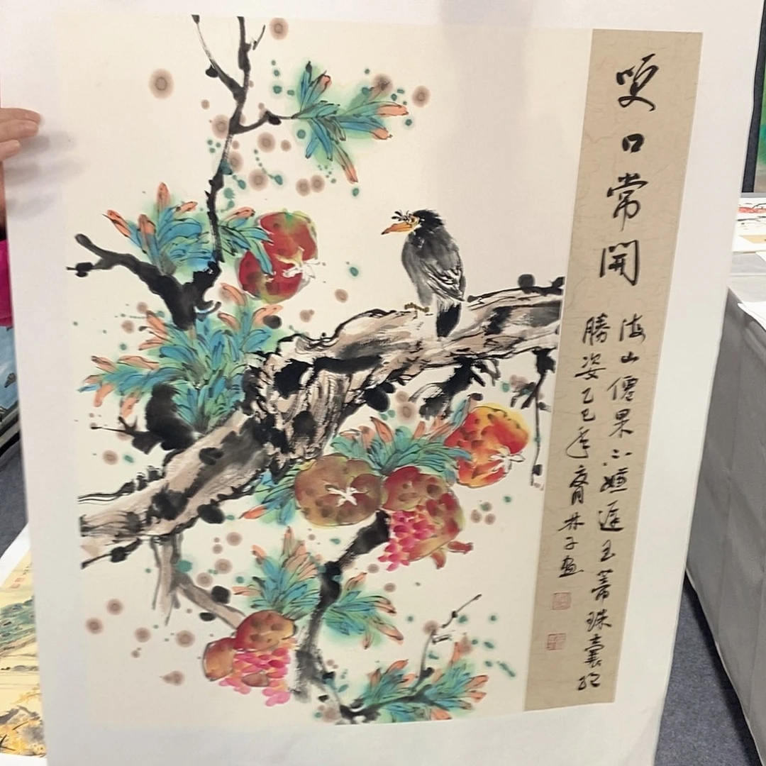 国画国画手绘作品