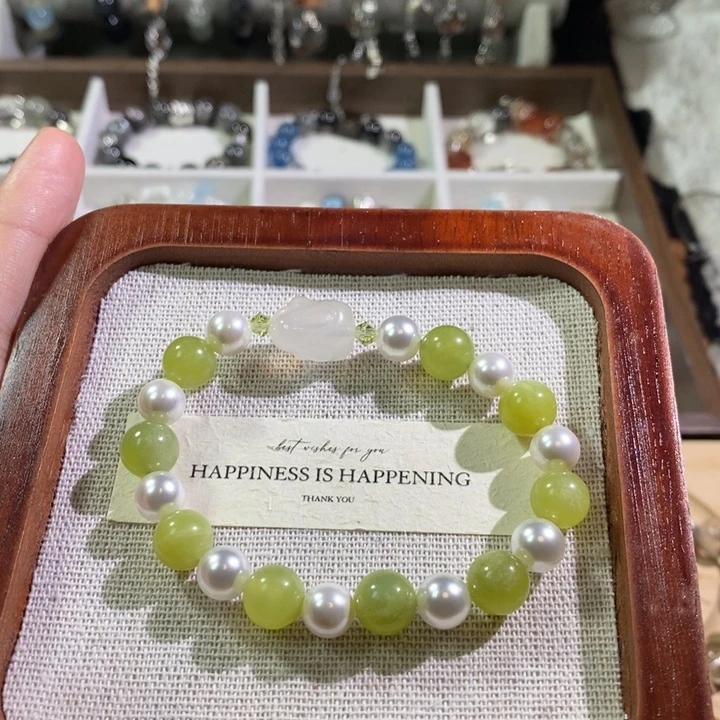 合金手链烟晶特价玛瑙兔兔贝珠袖玉款