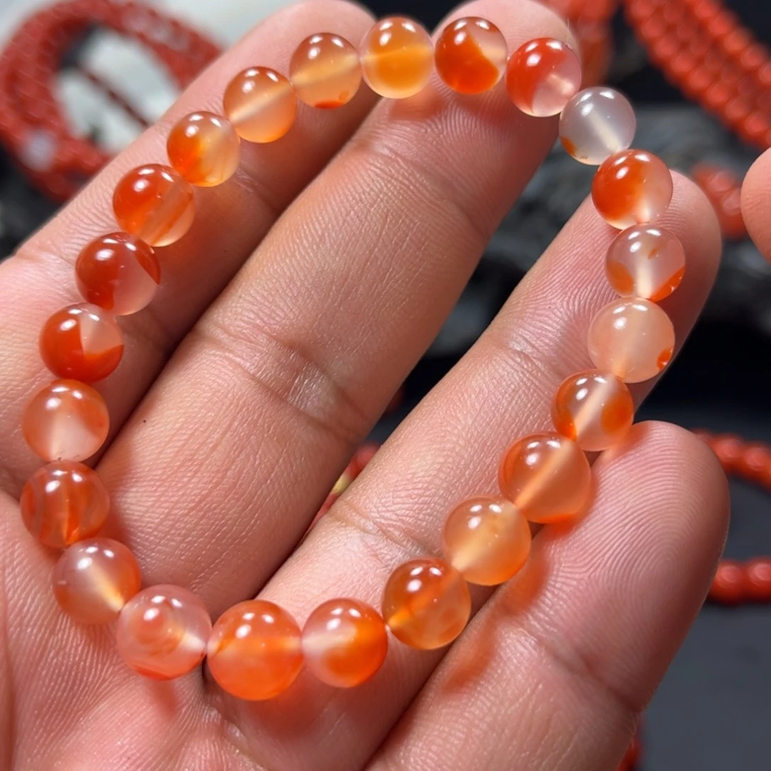 南红玛瑙未镶嵌8+单圈