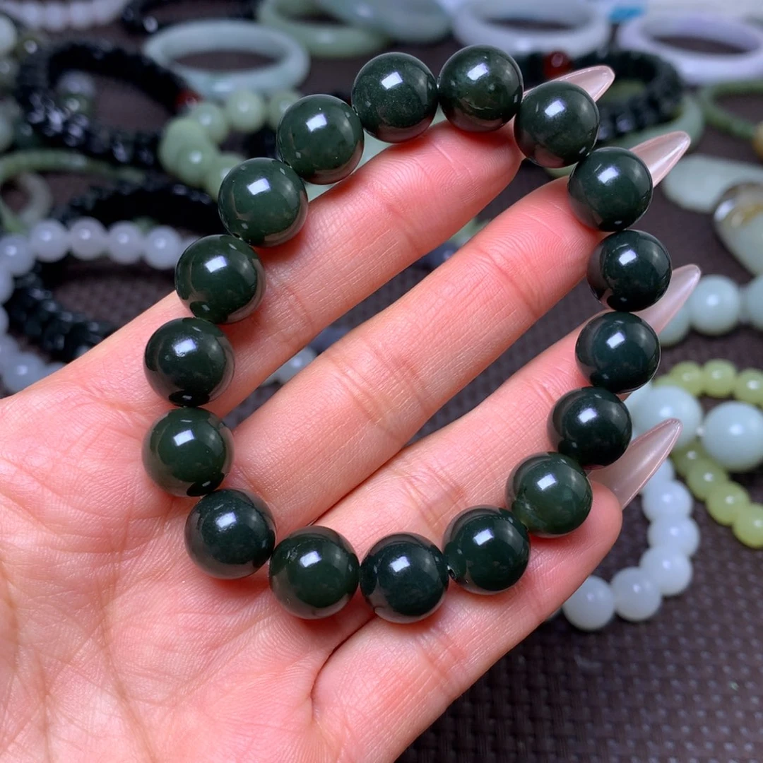 未镶嵌手串和田玉卡12