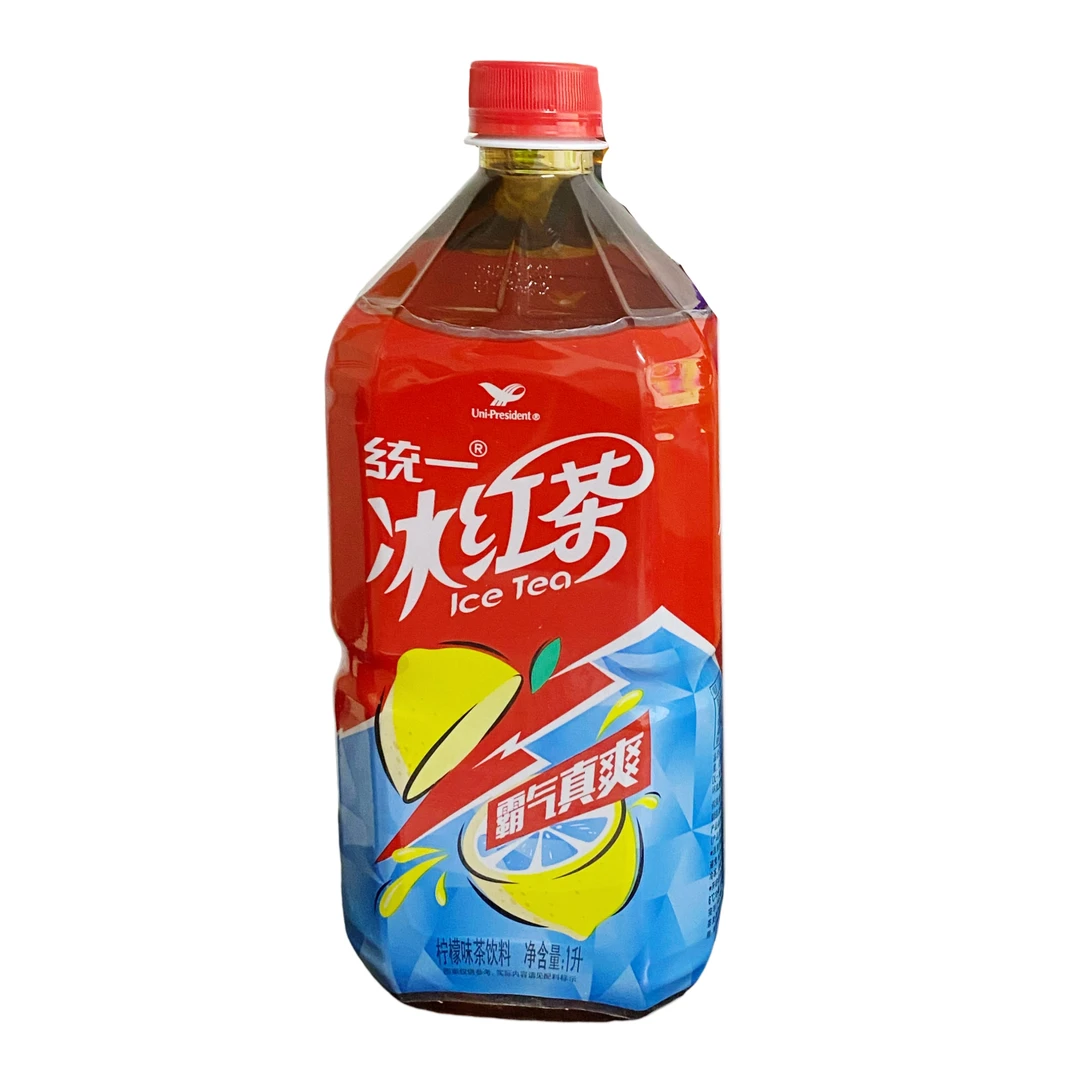 统一  冰红茶柠檬味茶饮