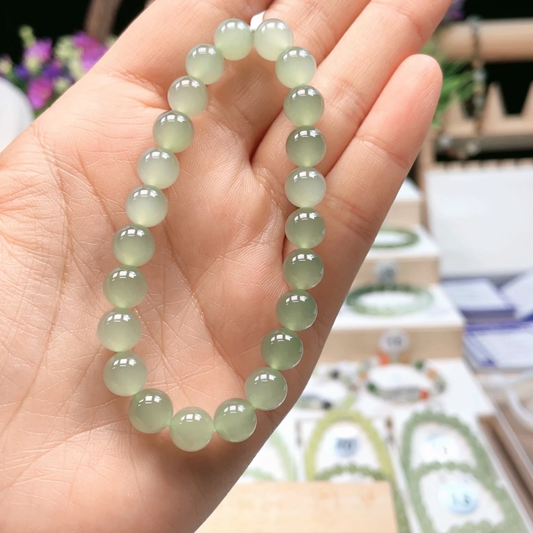 娇***和田玉未镶嵌手链