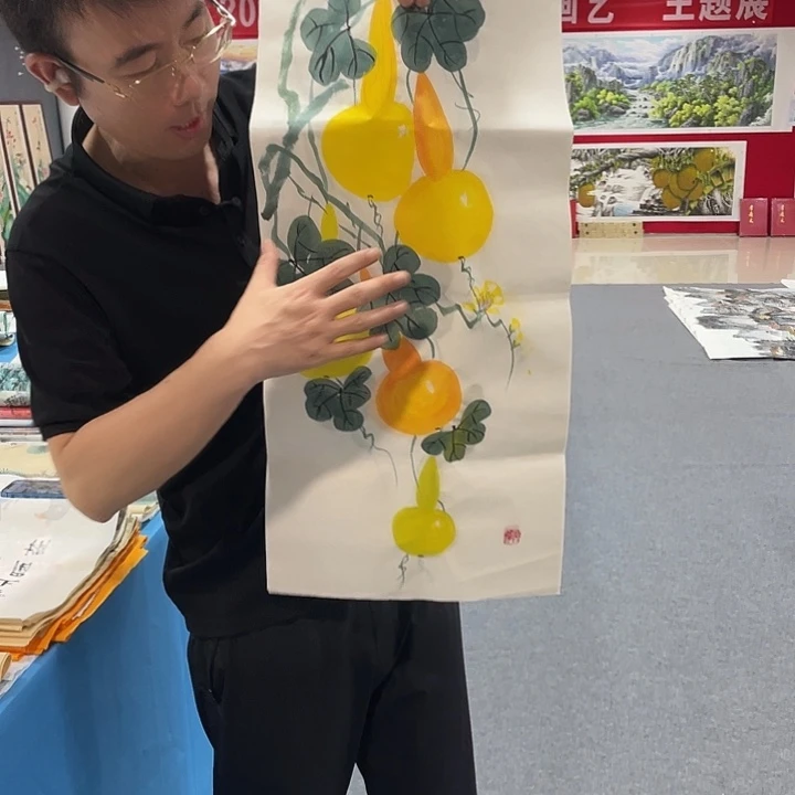 国画今天早上起来发现